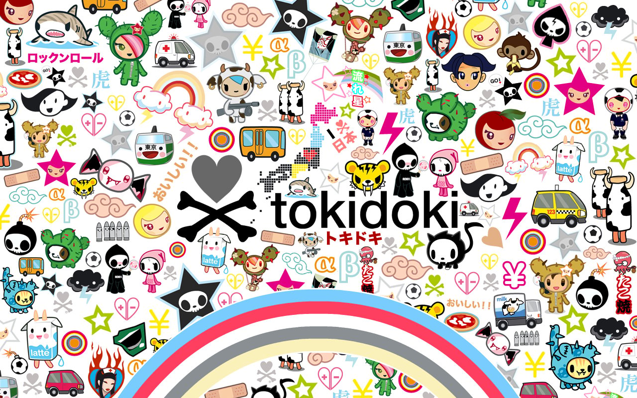 tokidoki 的品牌logo与涂鸦风格     「tokidoki」在2003年成立於