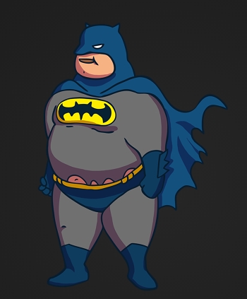 蝙蝠侠,你的六块肌呢?