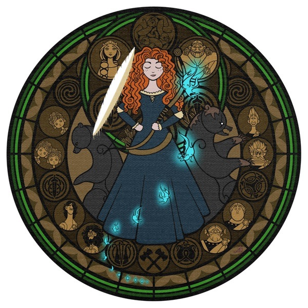 《勇敢传说》的梅莉达公主